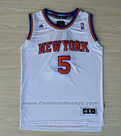 Maglia New York Knicks Jason Kidd #5 Bianco